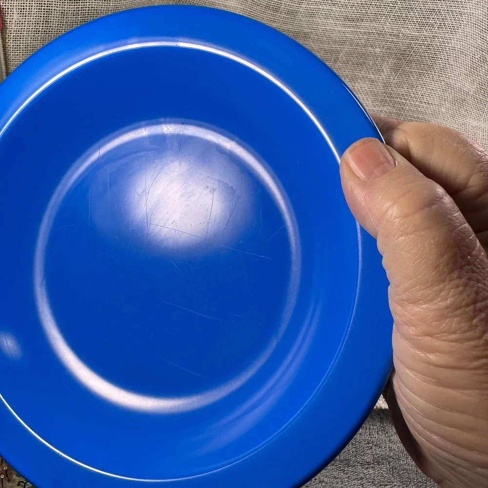 Dallas Ware B-75 Blue Melamine Bowls Set of 4 Plastics‎ Manufacturing Co